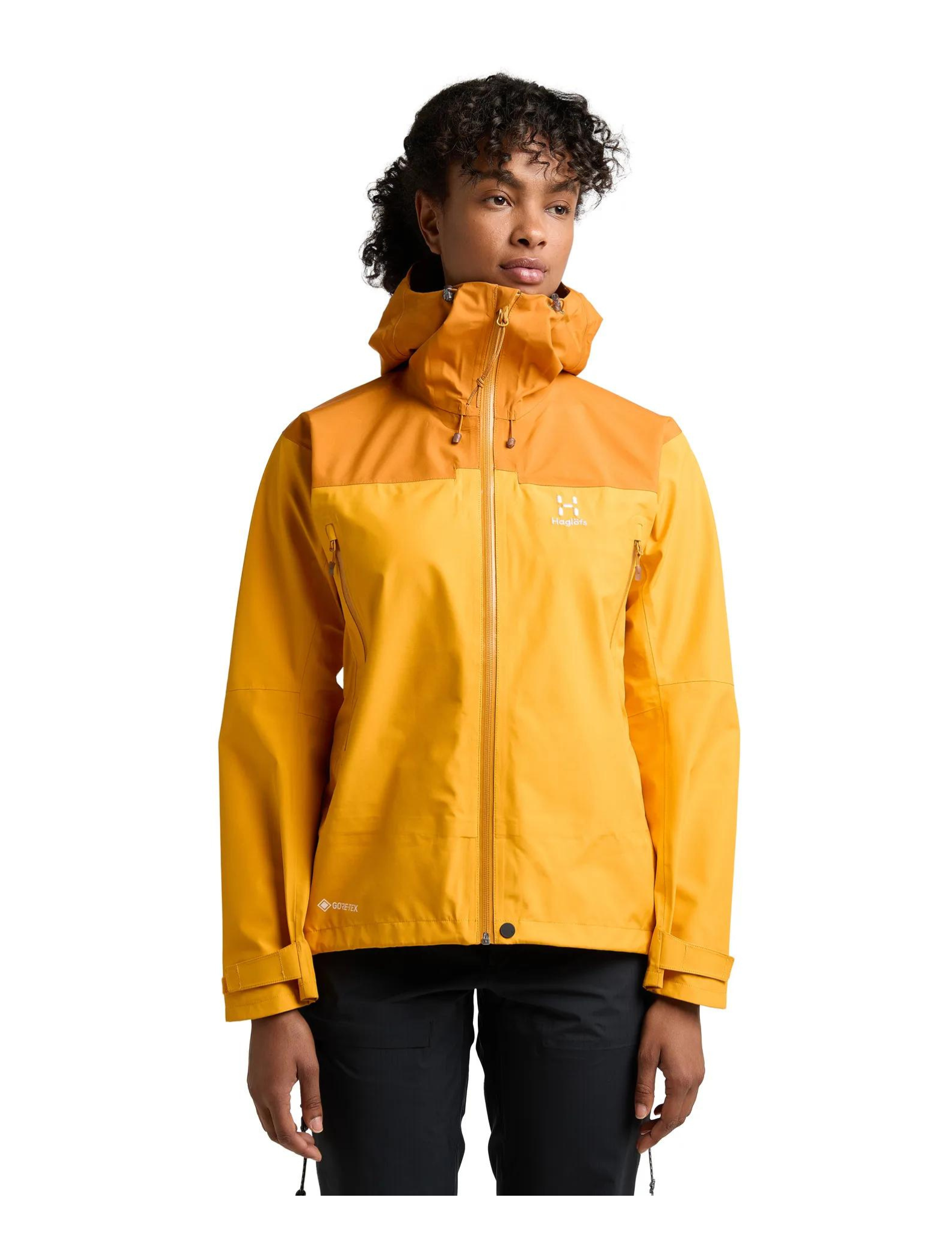 Ladies yellow waterproof jacket shop