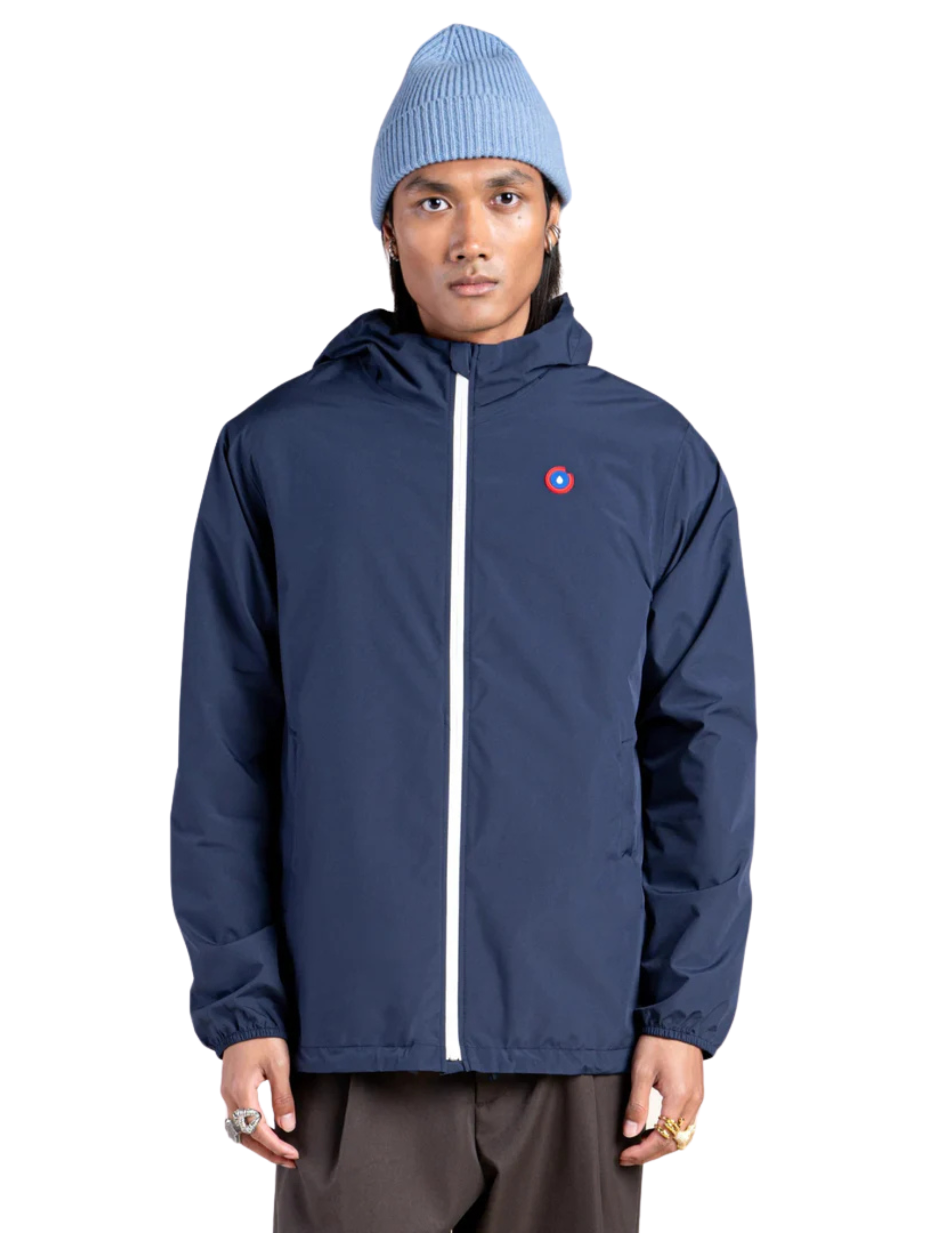 FLOTTE Wasserdichter Unisex-Parka Flotte Passy Indigo ,Lifestyle