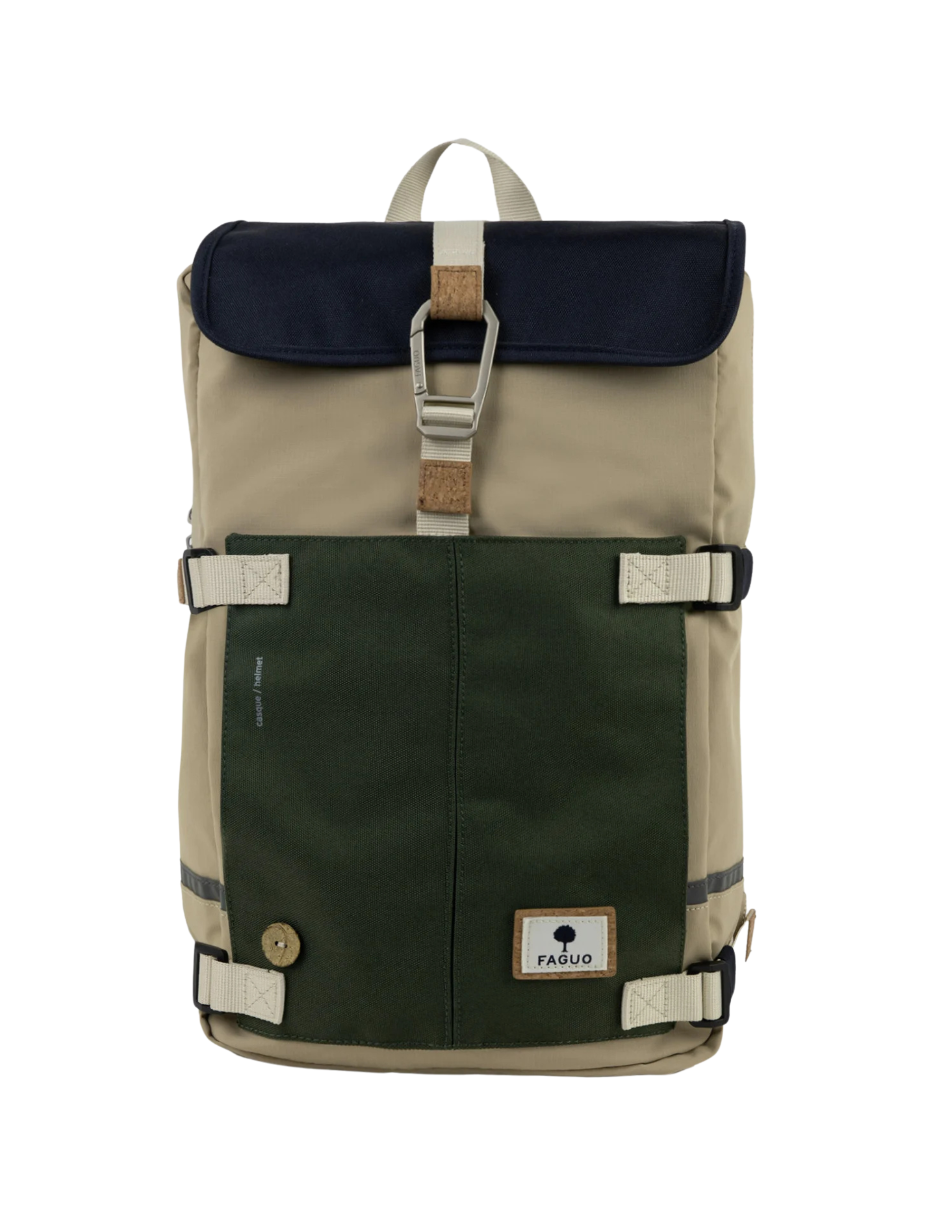 FAGUO Sac à Dos Faguo Commuter Beige/Navy/Kaki ,Sacs à dos de