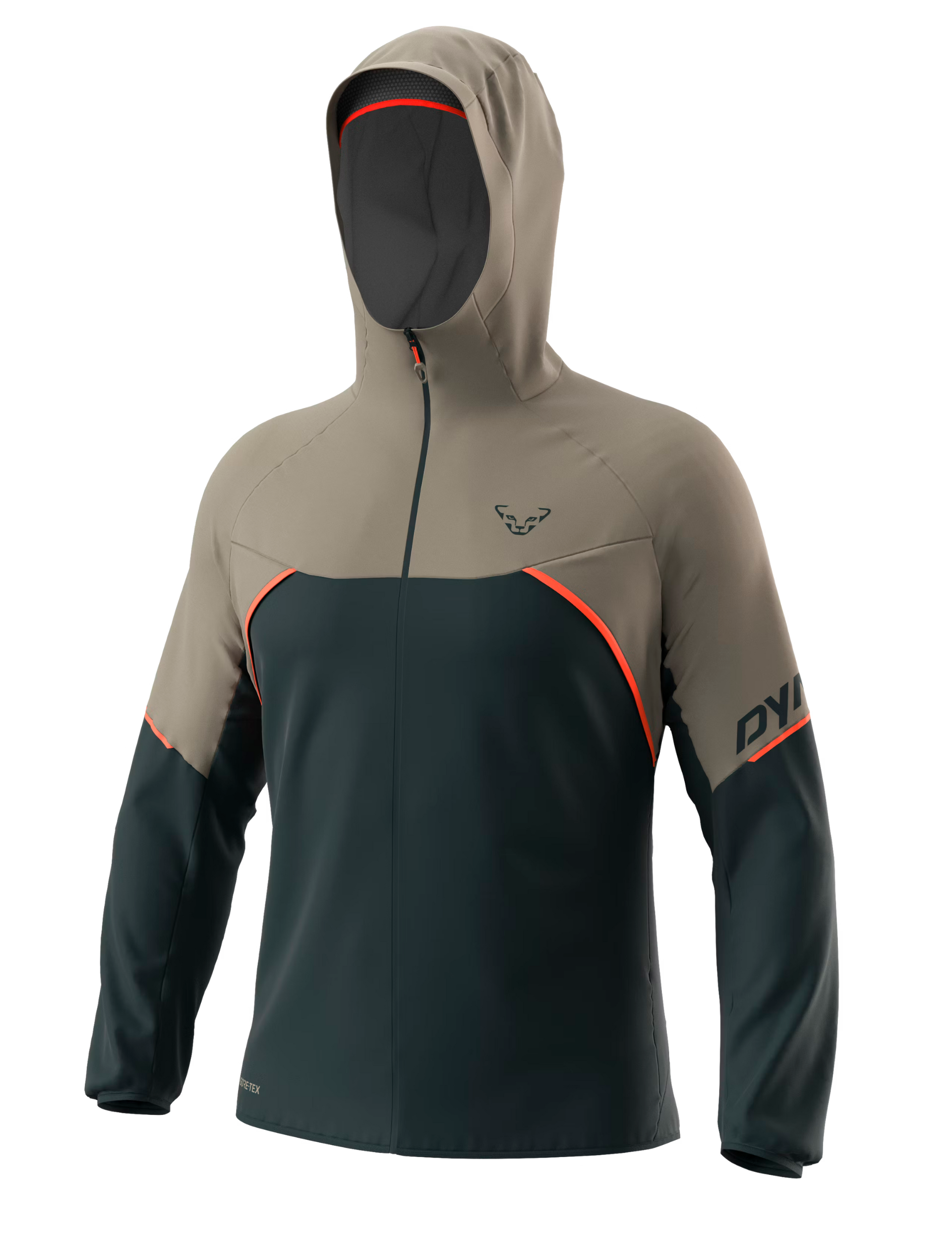 DYNAFIT Dynafit Alpine Gore Tex Men s Waterproof Jacket Black Beige Men s trail running jackets Muule