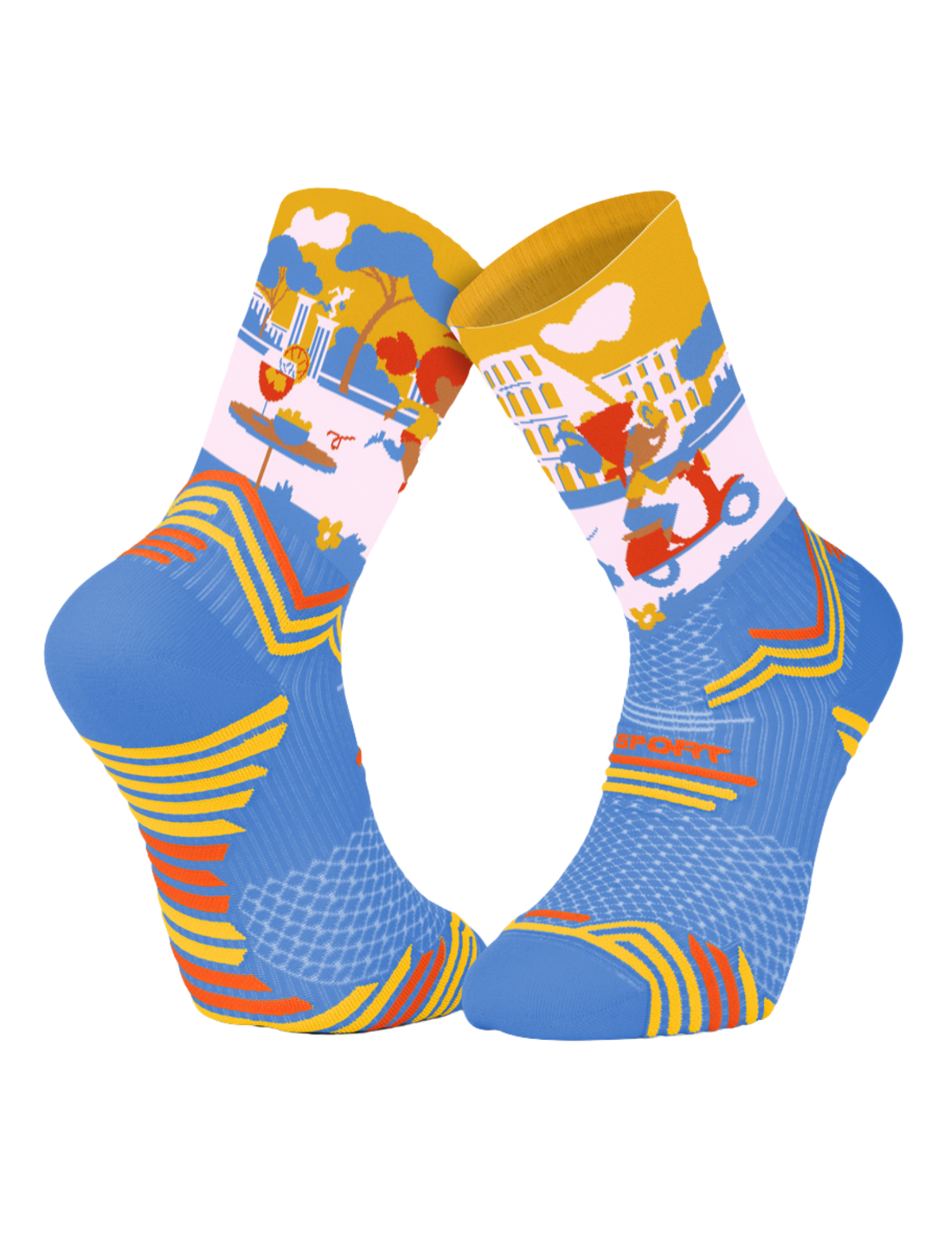 Bas Montants Avec Drapeau De La Dominique - Chaussettes De