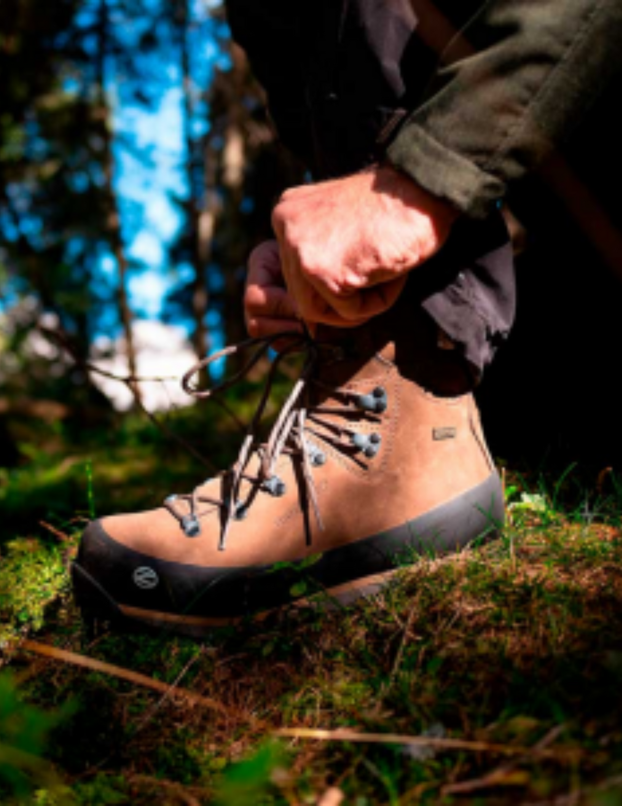 Chaussures de Randonnée Trezeta Top Evo WaterProof Homme Testa Di Moro, vue laçage