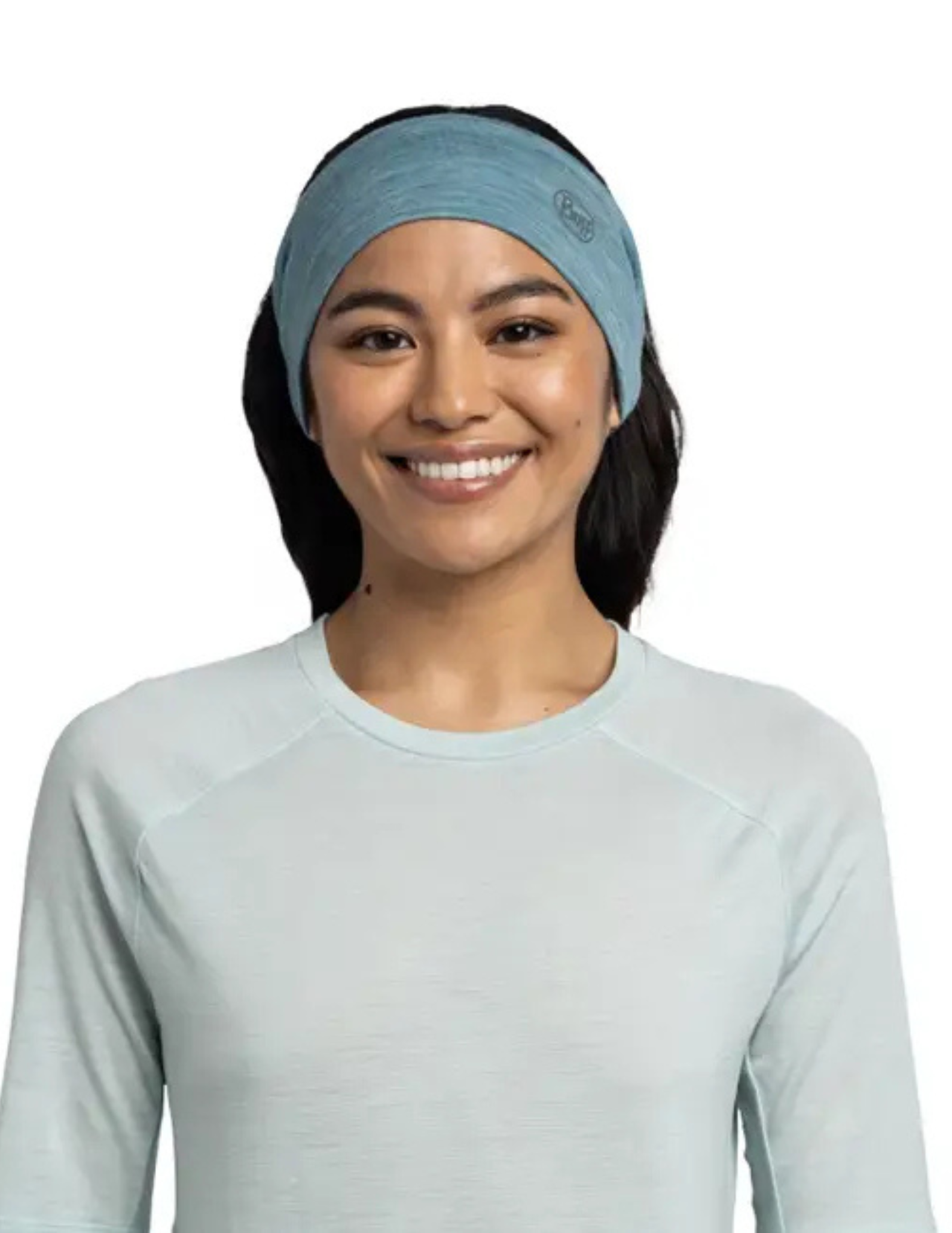 Fascia leggera in lana merino color cuoio