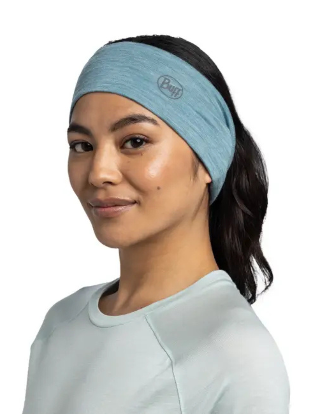 Fascia leggera in lana merino color cuoio