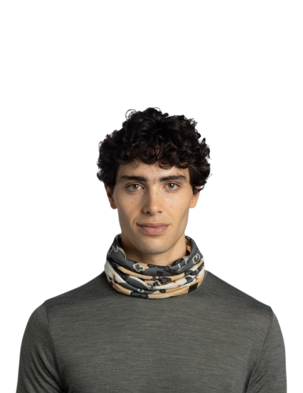 Tour de Cou Buff Laine Mérinos LightWeight SEA_vue 3