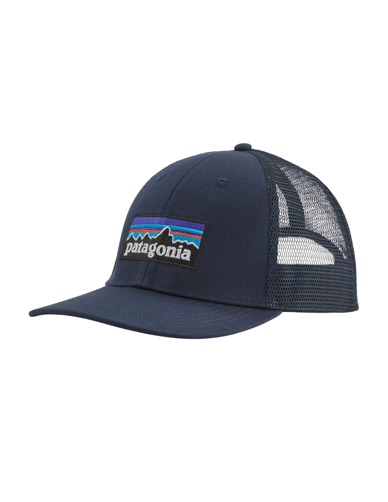 Casquette Patagonia P-6 Logo LoPro Trucker New Navy, vue côté gauche