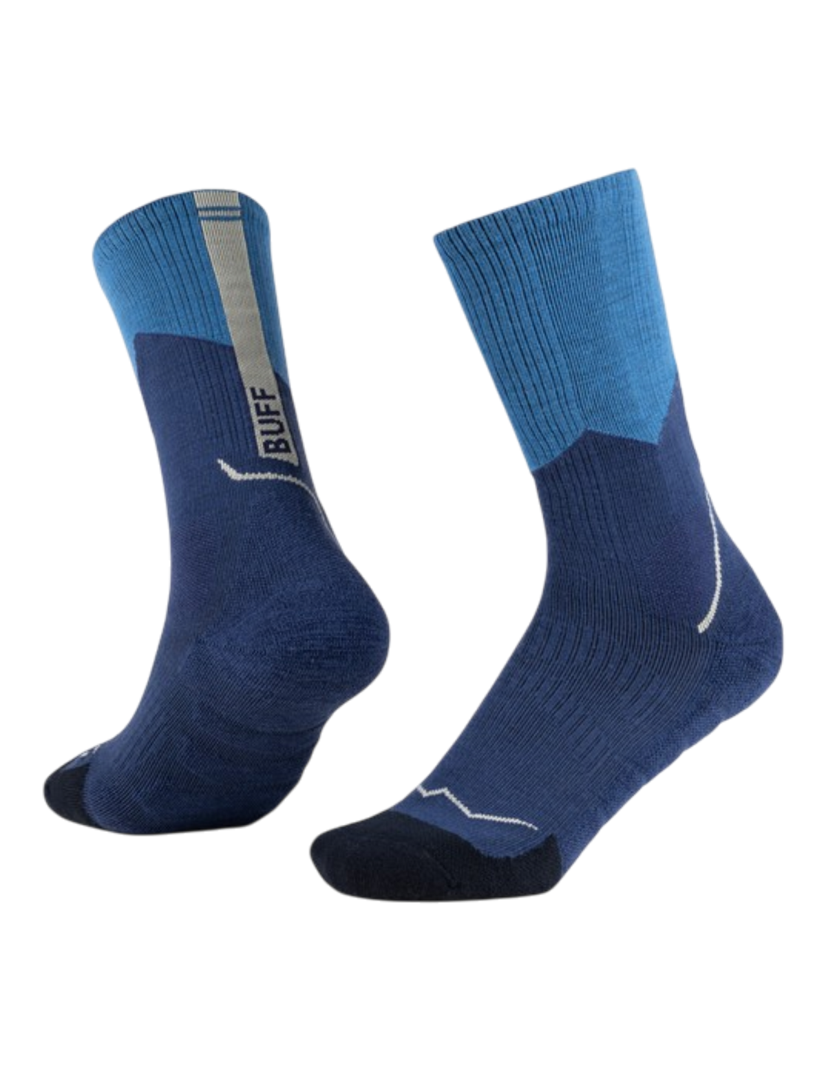 Chaussettes de Randonnée Buff MW Mi-Hautes Laine Mérinos SEA_vue 1