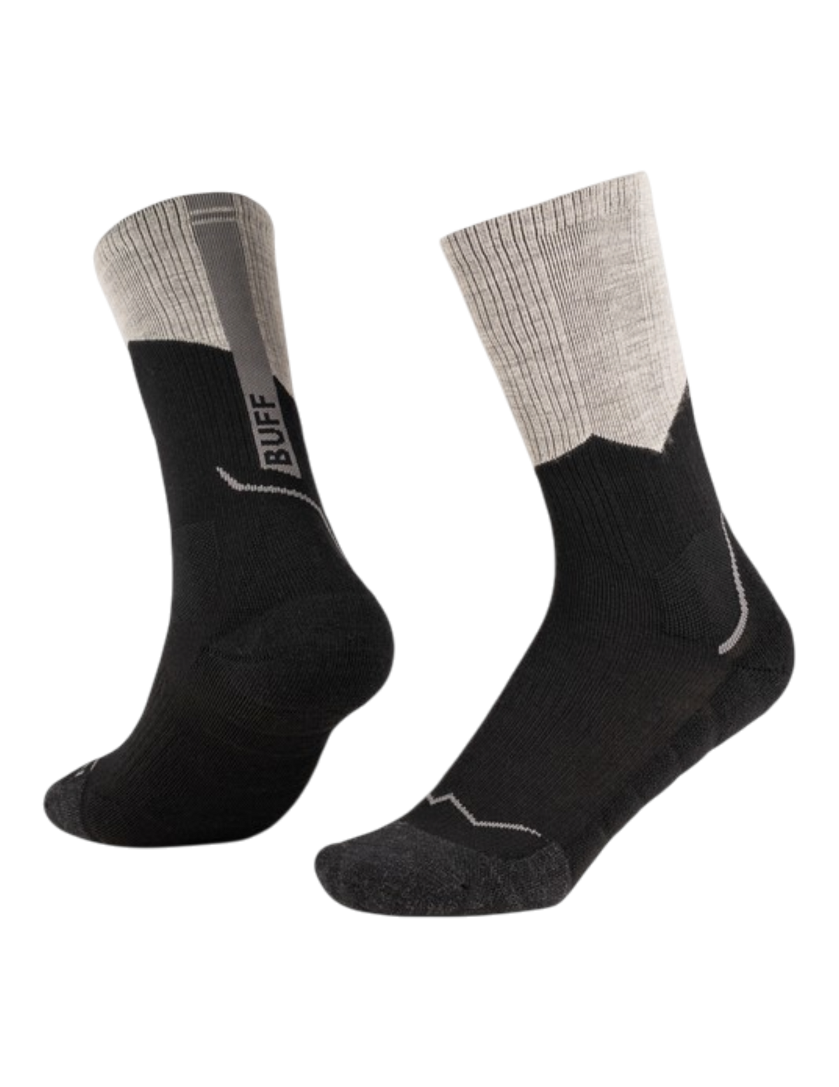 Chaussettes de Randonnée Buff MW Mi-Hautes Laine Mérinos SEA_vue 1