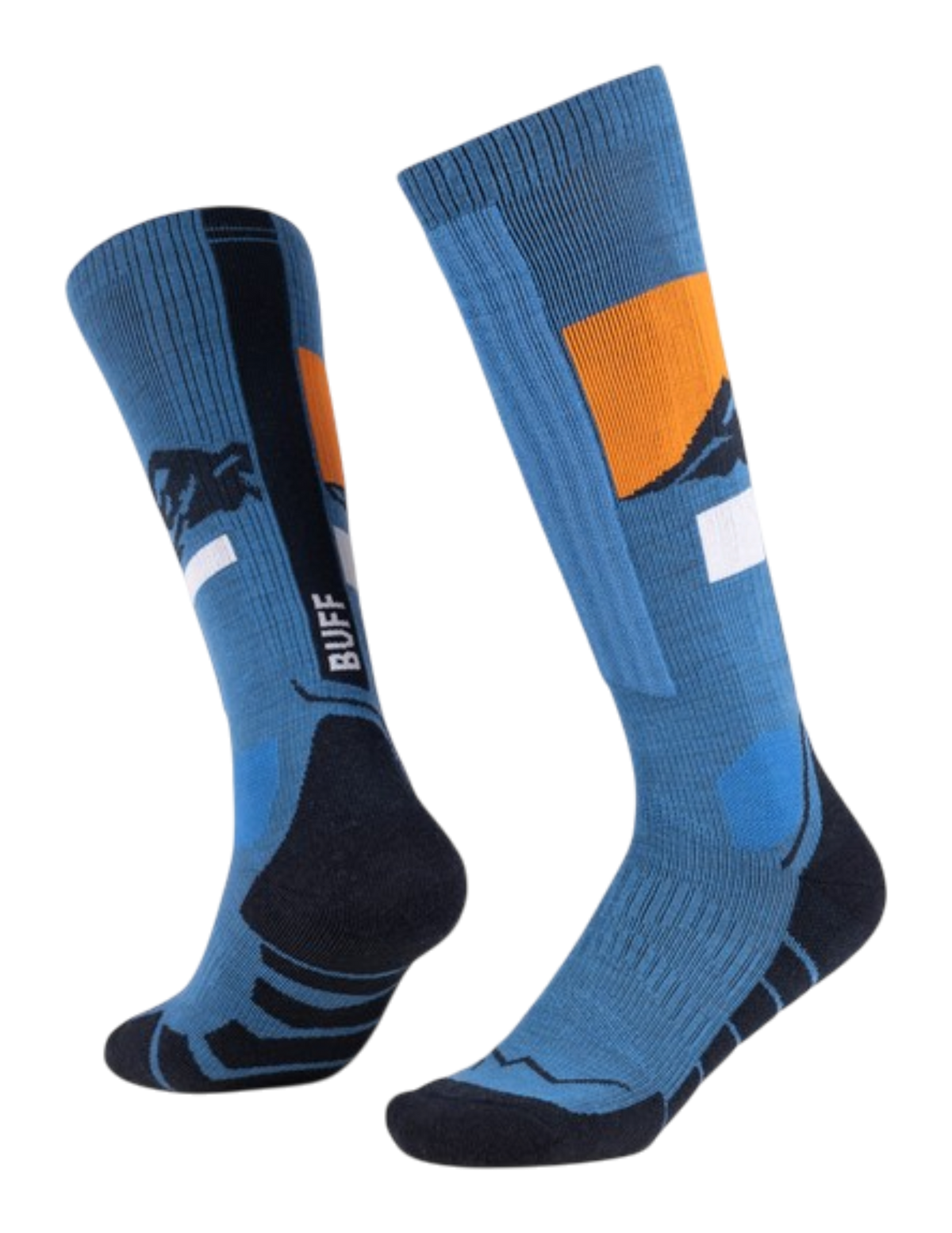Chaussettes de Randonnée Buff HW Hautes Laine Mérinos SEA_vue 1