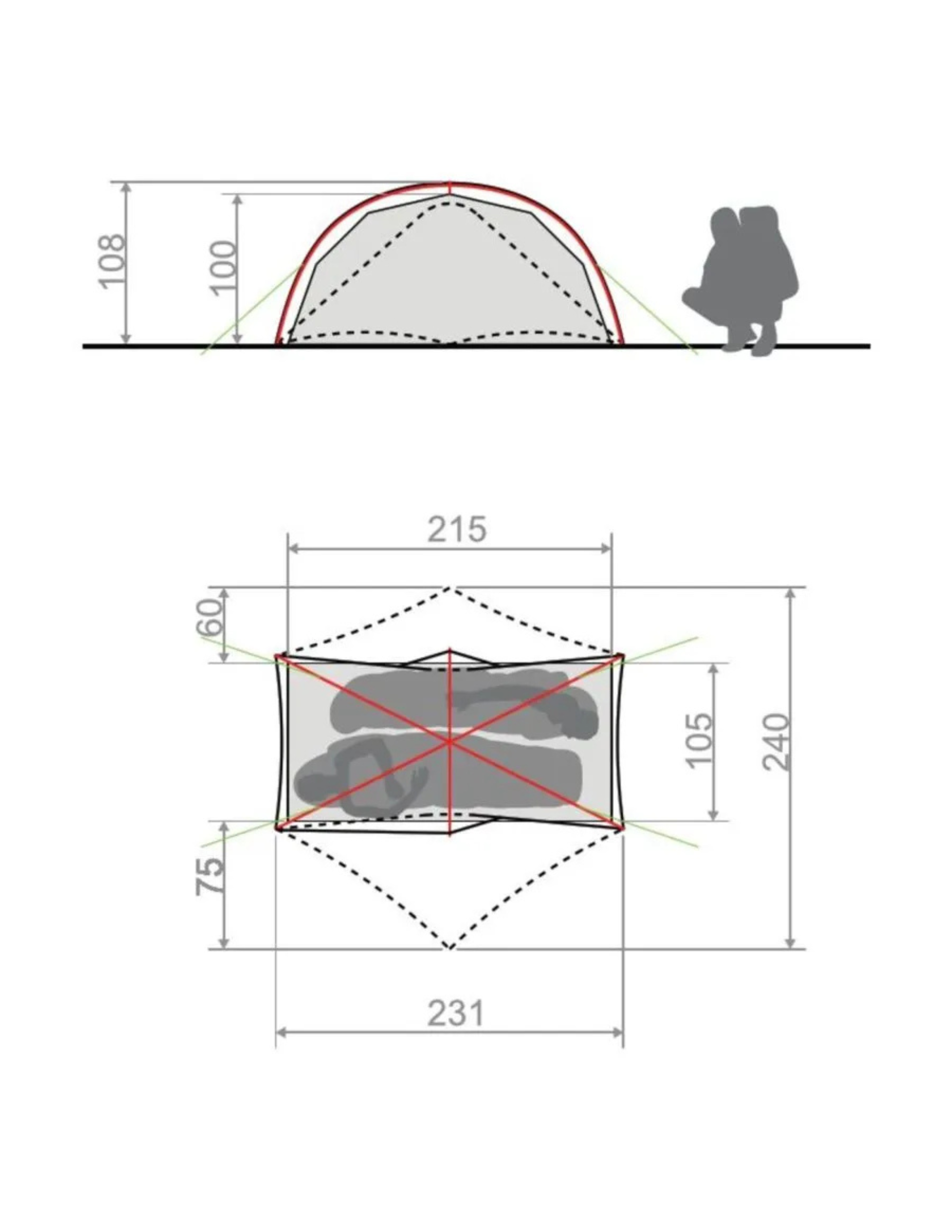 Tente Vaude Space Seamless UL 1-2
