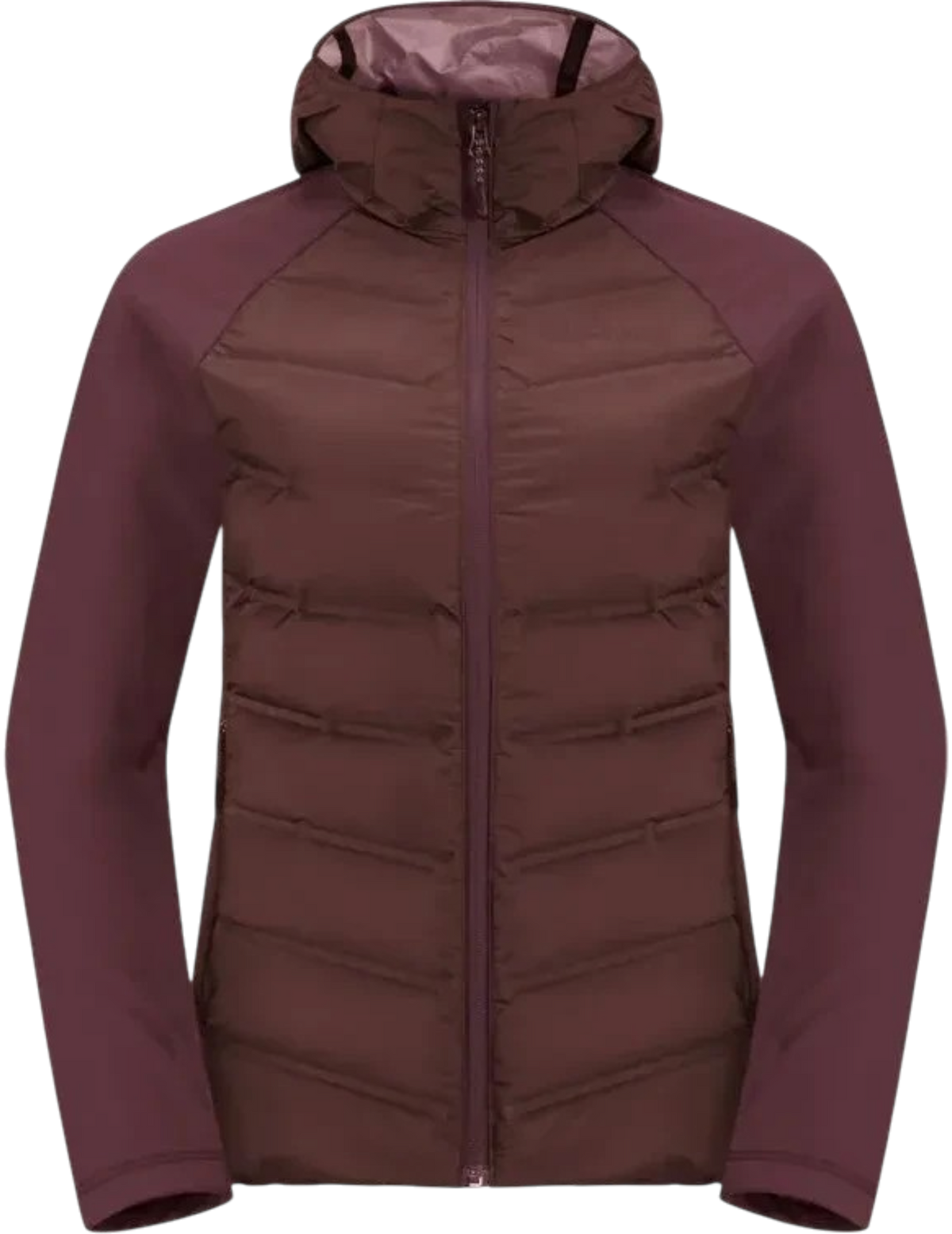 Veste Hybride Jack Wolfskin Tasman Down Hybrid Femme SEA_vue 1