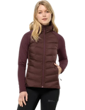 Veste Hybride Jack Wolfskin Tasman Down Hybrid Femme SEA_vue 2