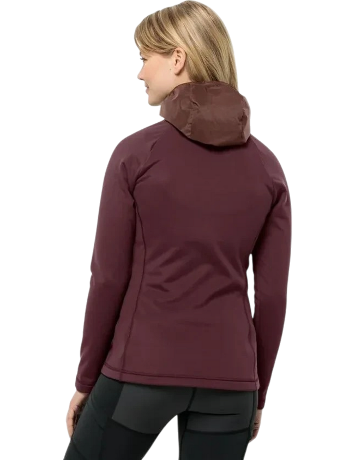 Veste Hybride Jack Wolfskin Tasman Down Hybrid Femme SEA_vue 3