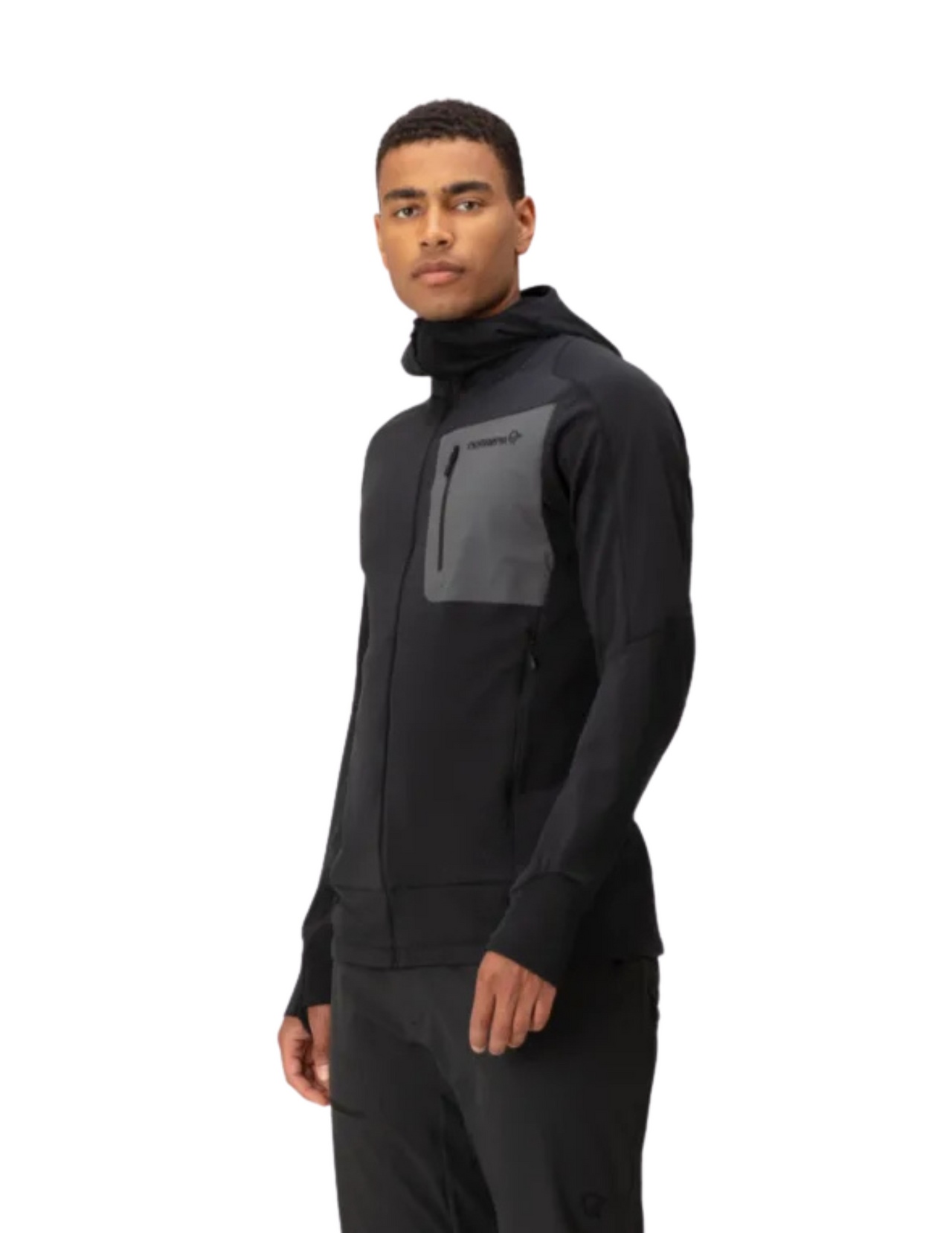 Cappuccio della griglia di potenza Norrona Falketind Full zip homme
