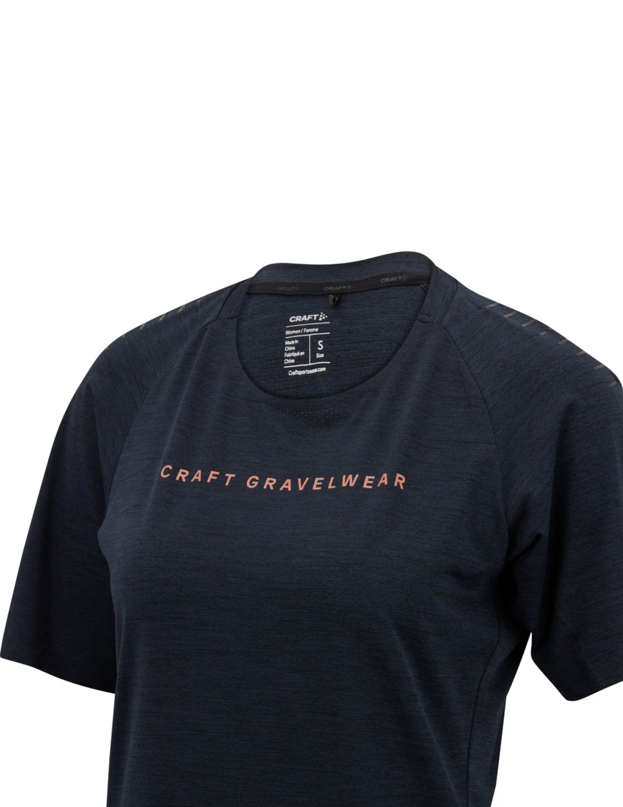 fahrradbekleidung craft CRAFT Craft ADV Gravel Kurzarm-Radsport-T-Shirt für Damen Schwarz/Melange ,Fahrradtextilien