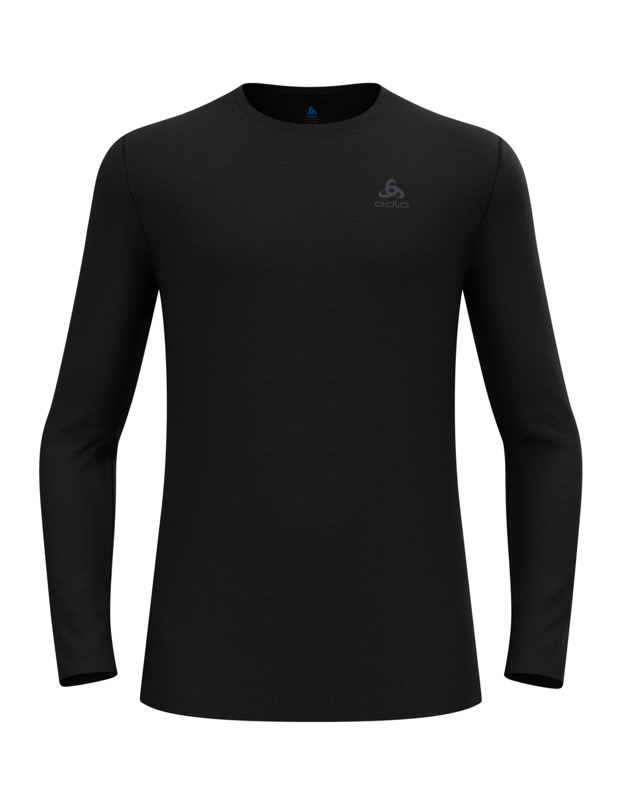 Odlo Dry Merino 160 Langarm-Unterhemd für Herren mit Rundhalsausschnitt