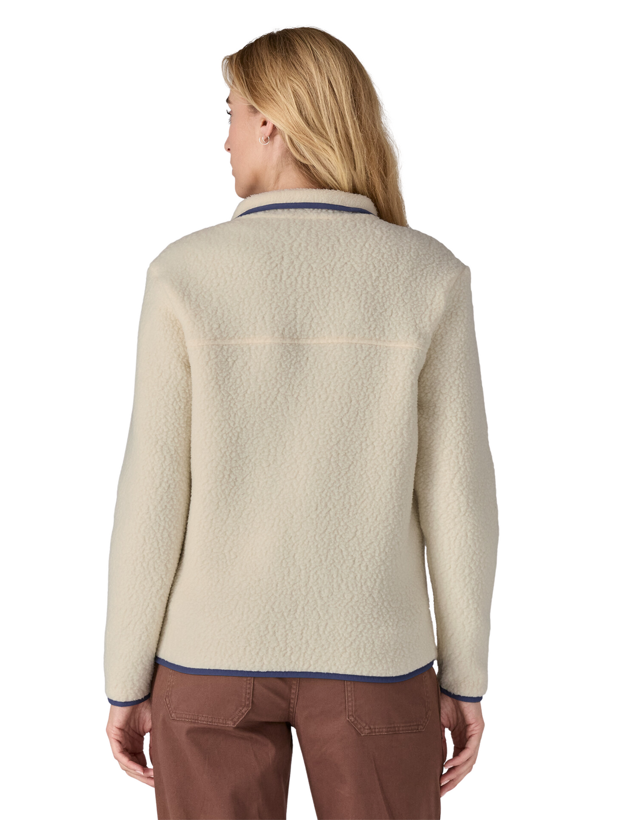 Polaire Patagonia Retro Pile Femme Natural, vue portée de dos