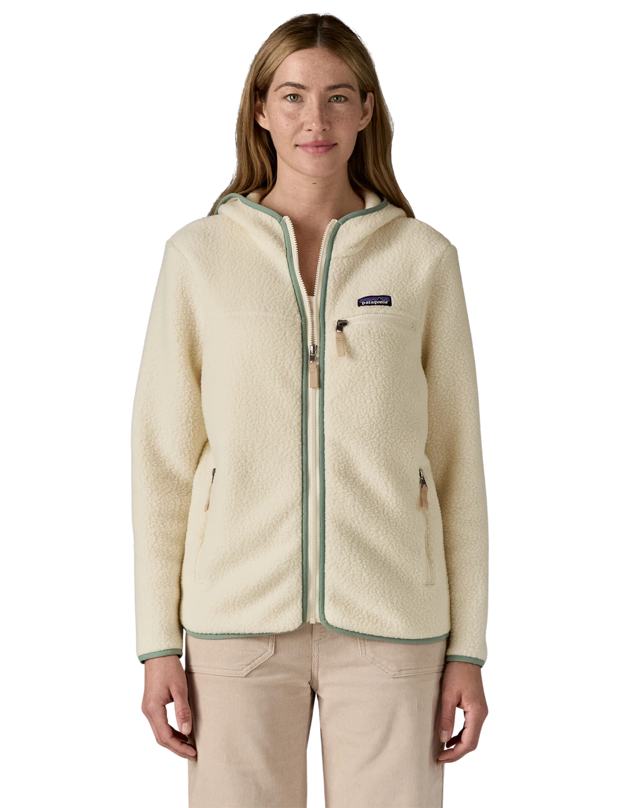 Felpa in pile con cappuccio Patagonia Retro Pile da donna