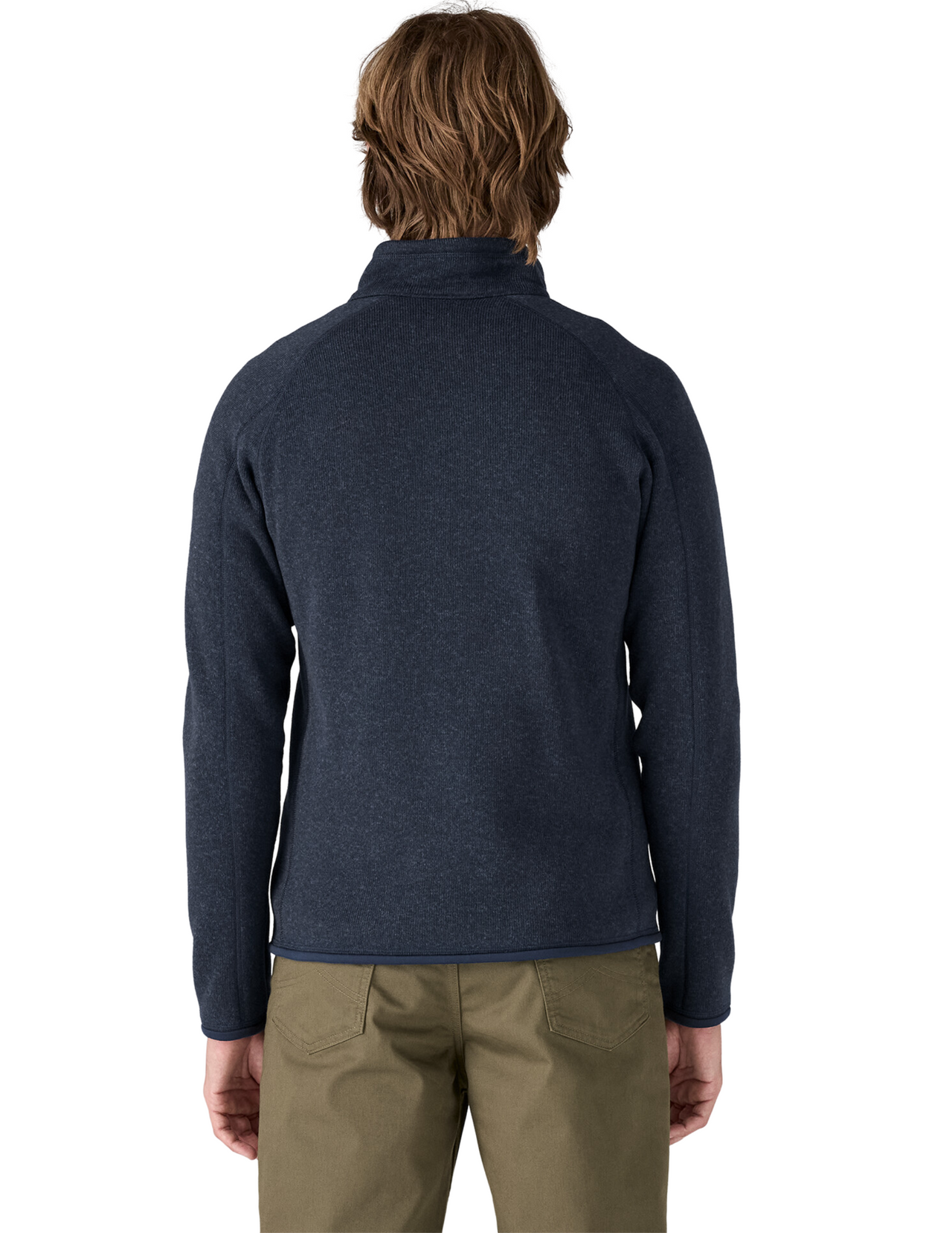 Polaire Patagonia Better Sweater Homme New Navy, vue portée de dos