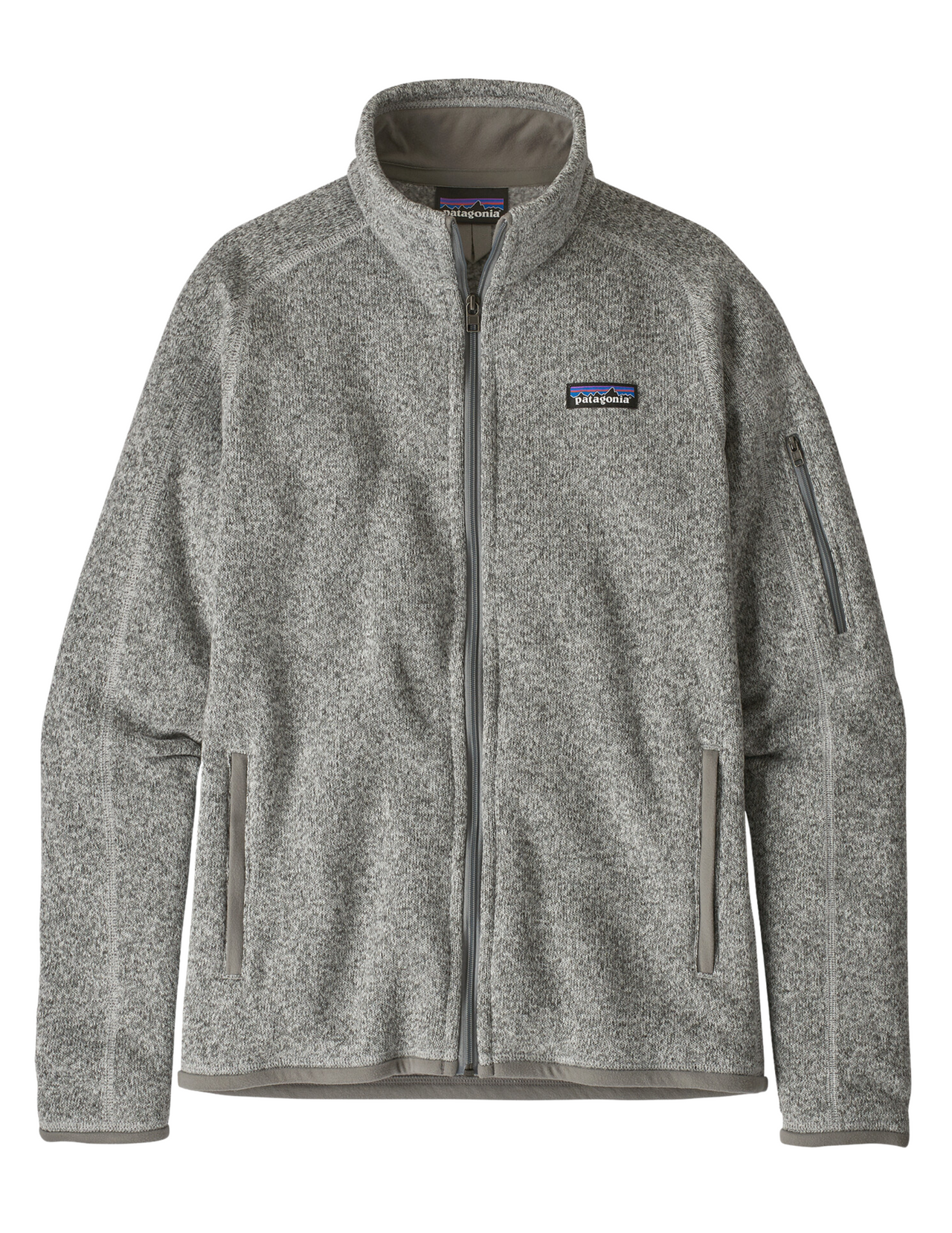 Polaire Patagonia Better Sweater Femme Birch White, vue avant