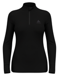 Biancheria intima odlo x-warm merino 260 maniche lunghe 1/2 zip femminile collare