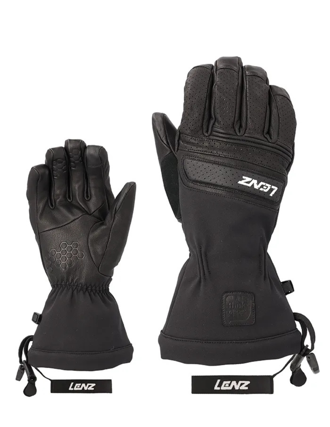 zelte lenz LENZ Lenz Think About Ski Damen-Skihandschuhe Schwarz ,Skihandschuhe