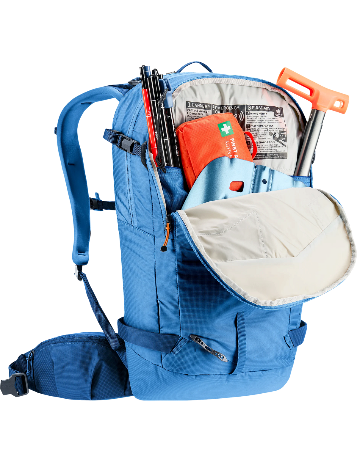 Sac à Dos de Ski/Alpinisme Deuter Freerider 24 Homme SEA_vue 8