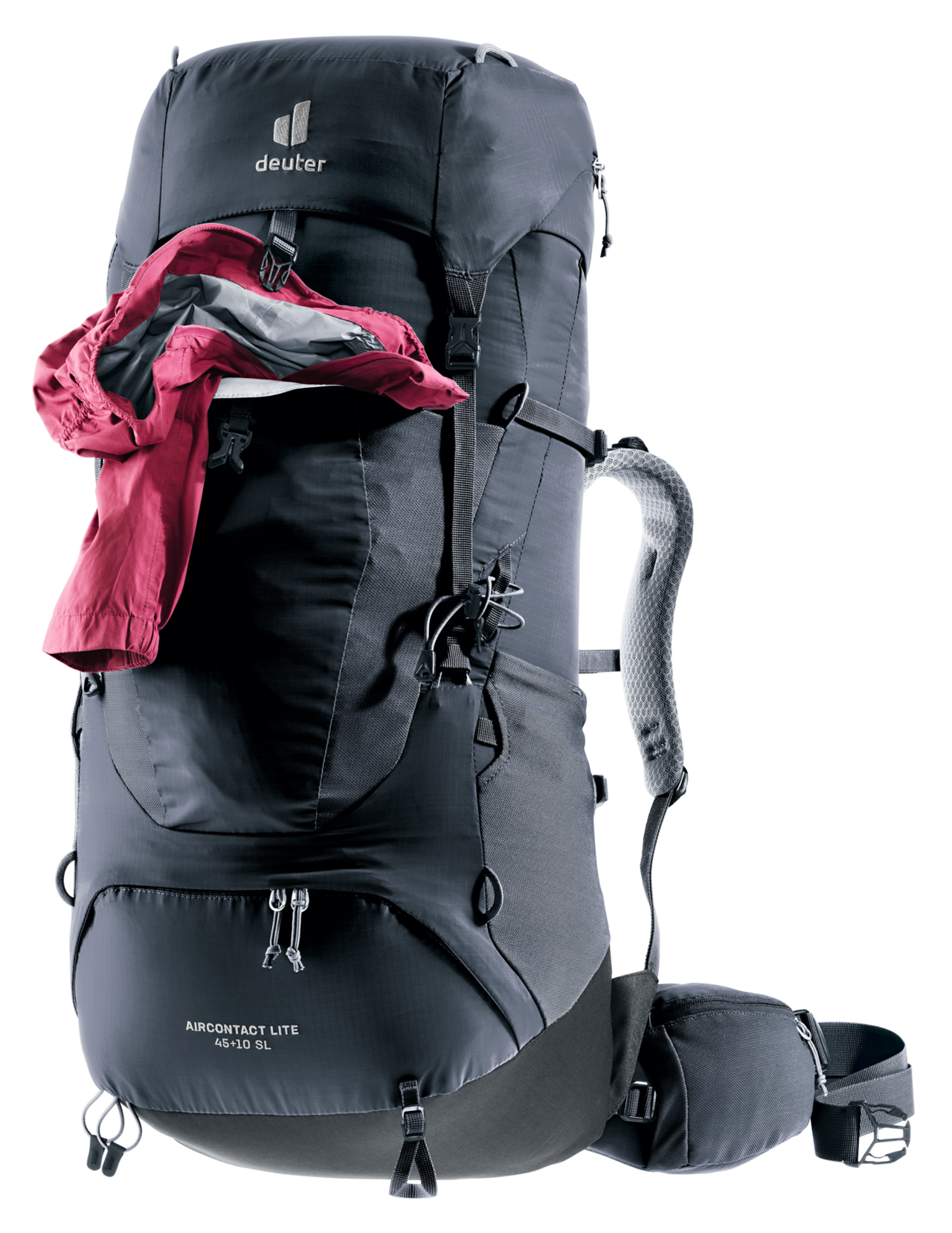 leichte wanderrucksack damen DEUTER Deuter AirContact Lite 45+10 SL Damen Wanderrucksack Schwarz/Graphit ,Wander- und Trekkingrucksäcke