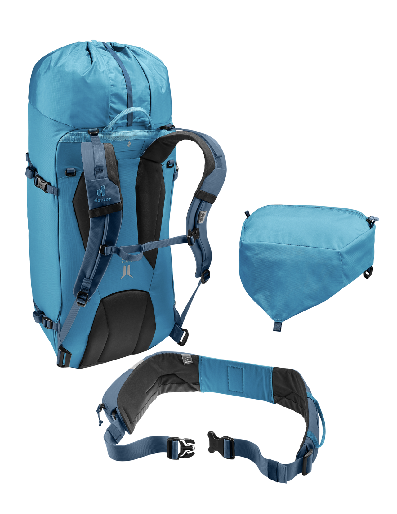 Guida per lo zaino per lo zaino da sci/alpinismo 34+8 uomini