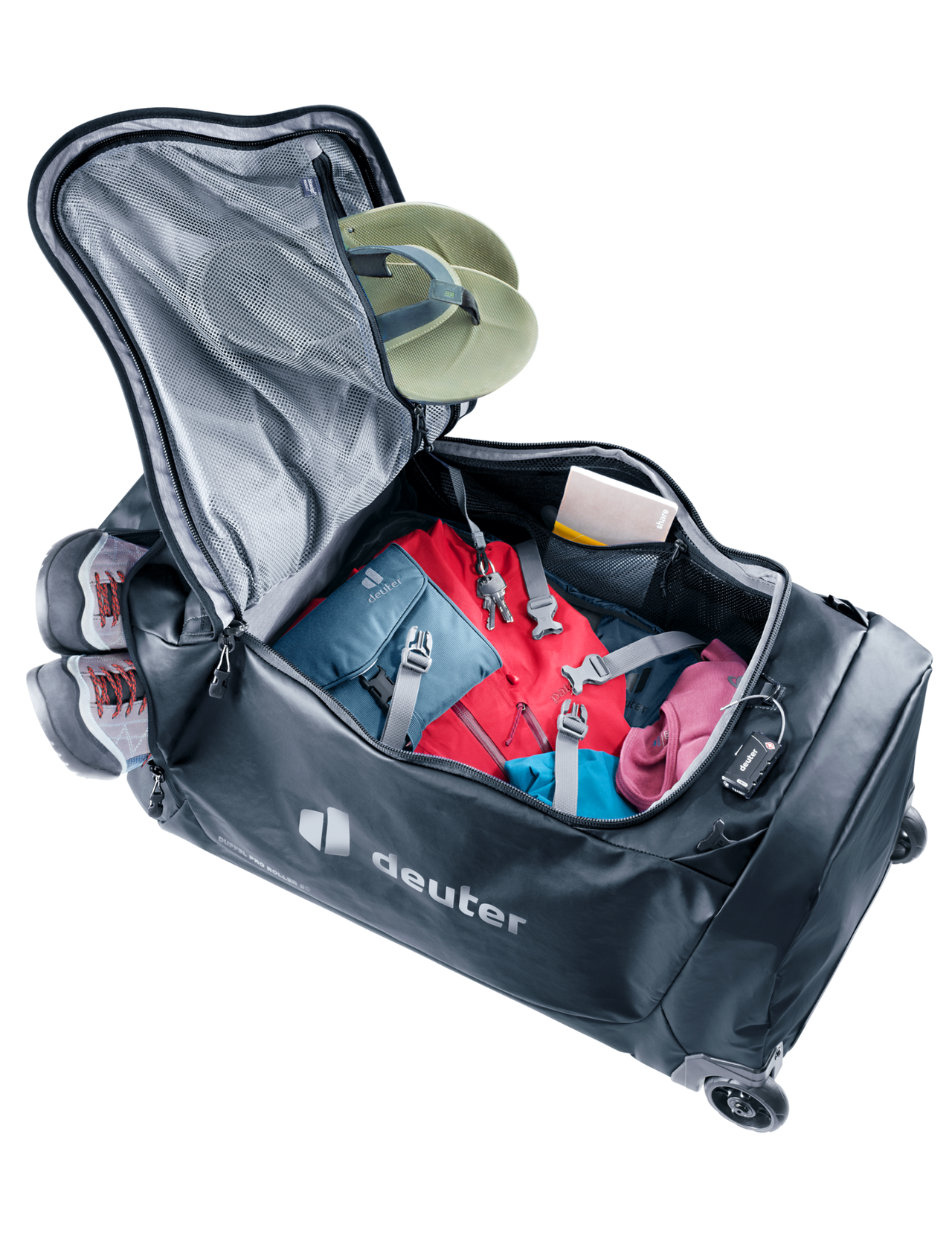 Borsa da viaggio Deuter Duffle Pro Roller 90