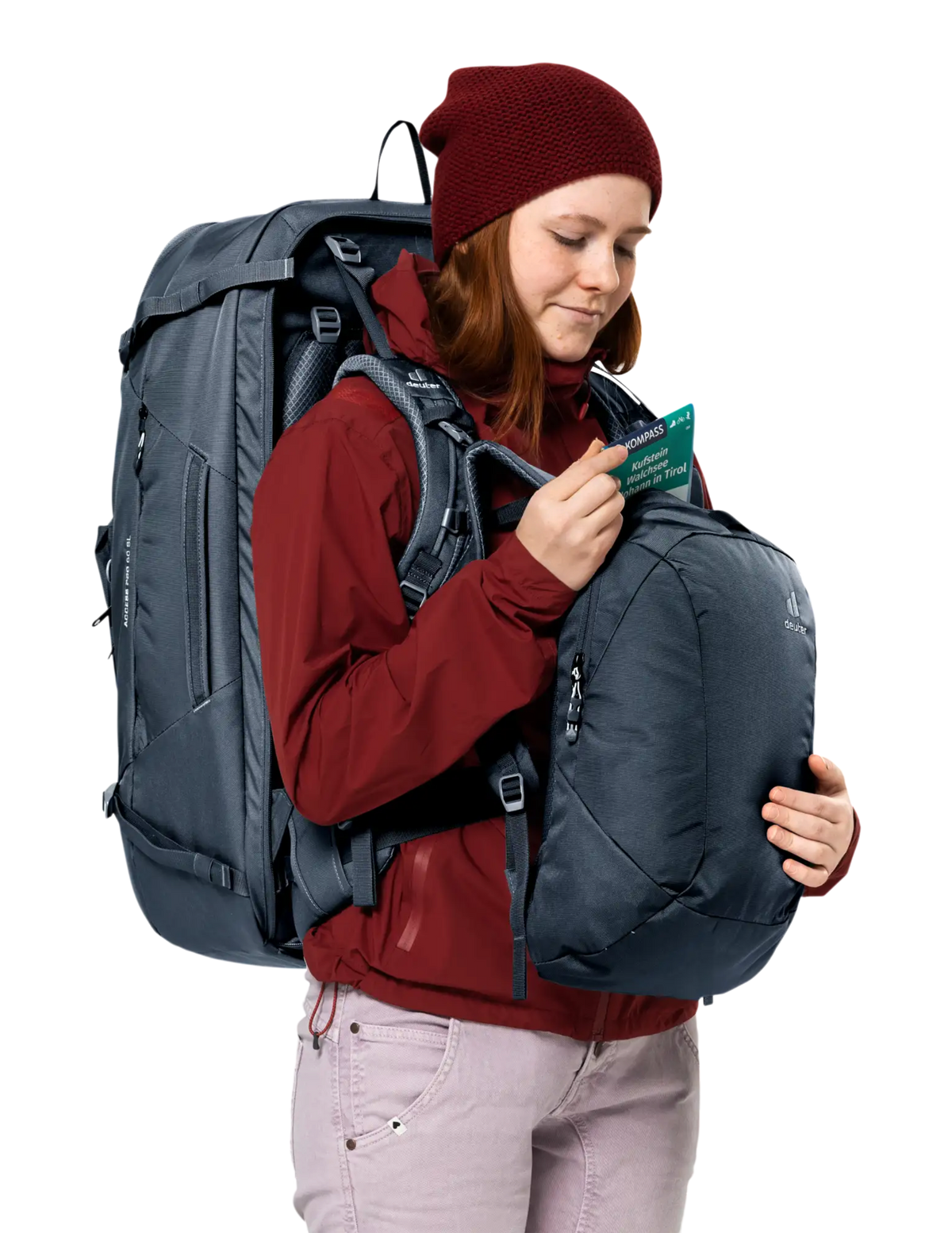 Sac à Dos de Voyage Deuter Access Pro 60 SL Femme SEA_vue 9