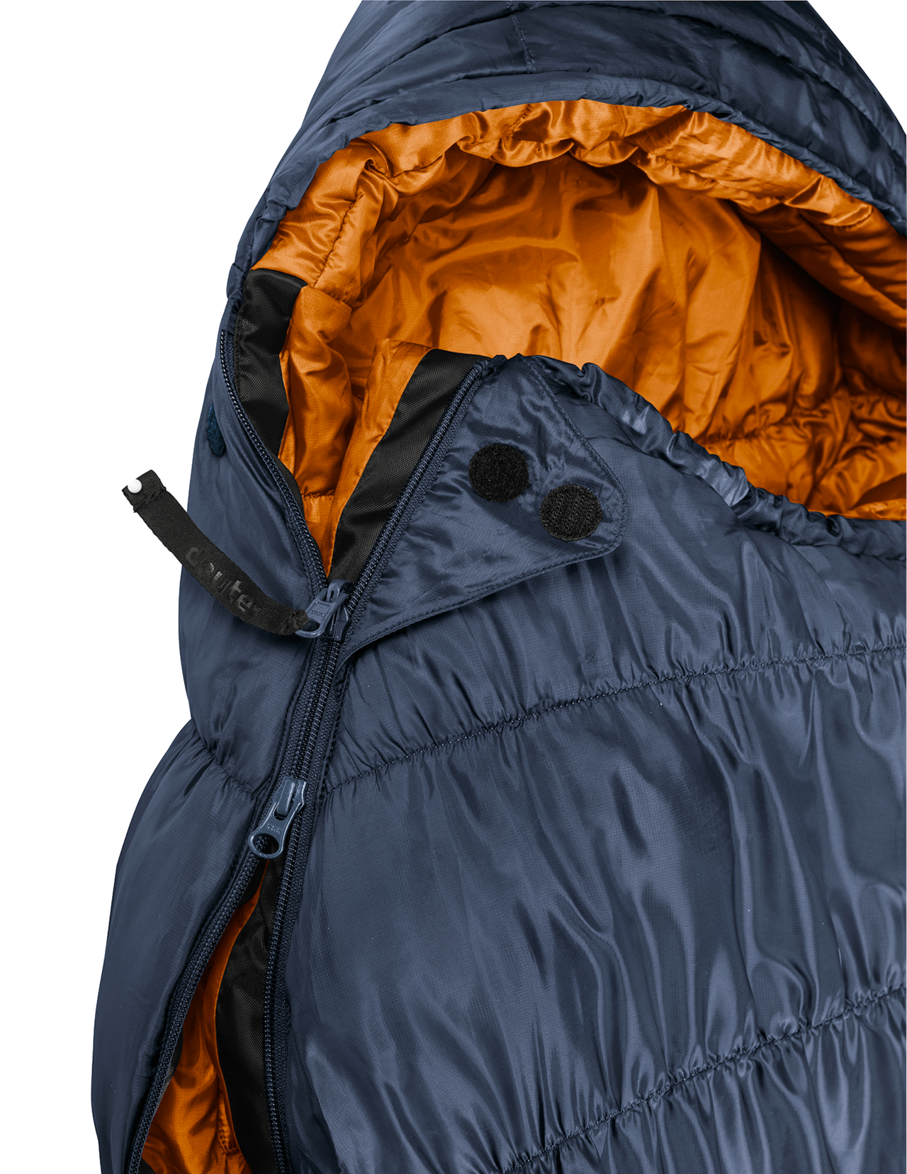 schlafsack kurz DEUTER Deuter Exosphere -6° SL (Kurz/Lang) Damenschlafsack Links Umbra/Paprika ,Schlafsäcke