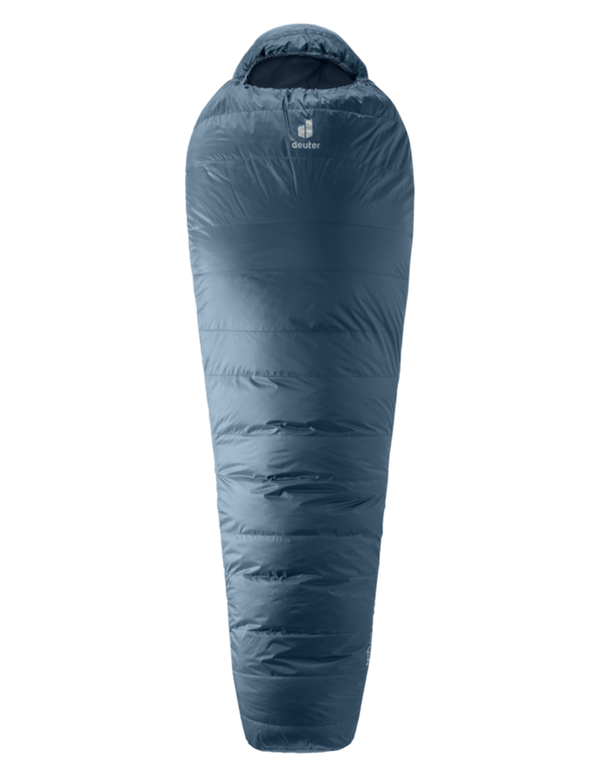 Deuter Orbit 0° EL Sac De Couchage Zip Left Ivy-Ink Extra Long - Rembourrage Synthétique Recyclé