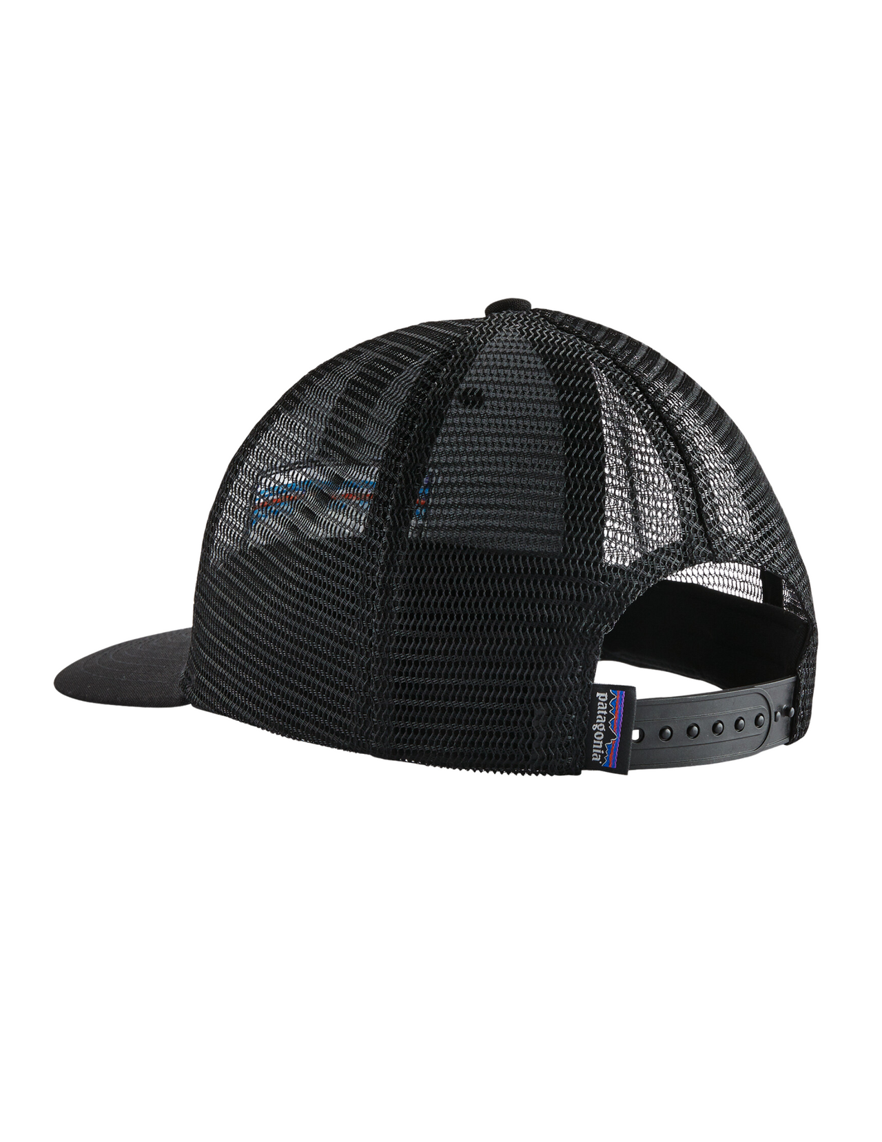 Casquette Patagonia P-6 Logo LoPro Trucker Black, vue arrière