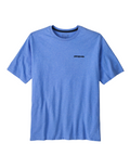 T-Shirt Patagonia P-6 Logo Responsibili Manches Courtes Homme Abundant Blue, vue de face