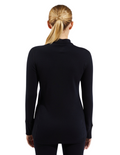Biancheria intima odlo x-warm merino 260 maniche lunghe 1/2 zip femminile collare