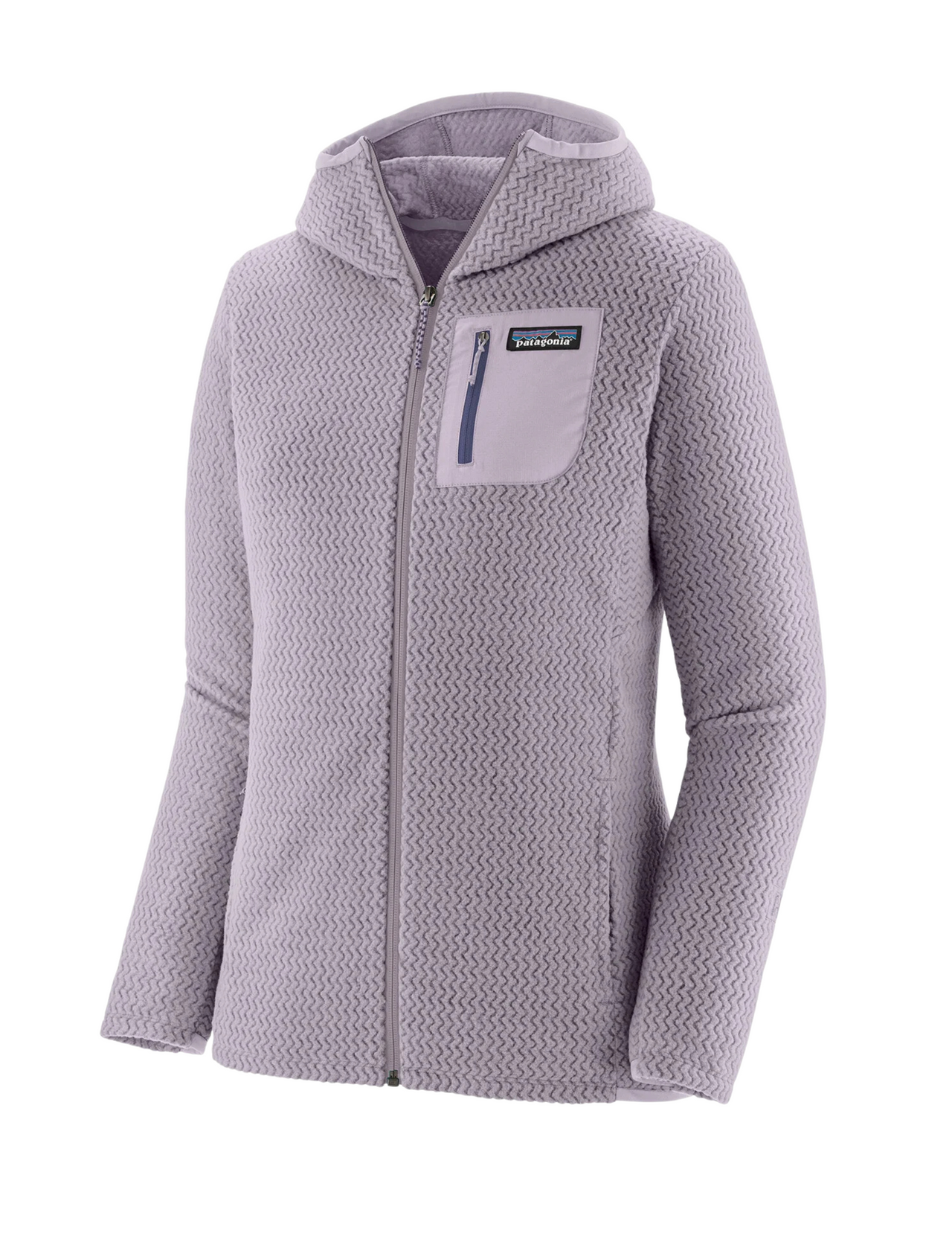 Polaire Patagonia R1 Air Full-Zip Hoody Femme Foxglove Purple, vue  de face