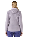 Polaire Patagonia R1 Air Full-Zip Hoody Femme Foxglove Purple, vue portée de dos