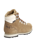 Jack Wolfskin Thunder Bay Texapore - Chaussures de Randonnée Hiver Femme Tige Haute cuir nubuck Semelle Vibram Arctic Grip Couleur Cookie, vue arrière