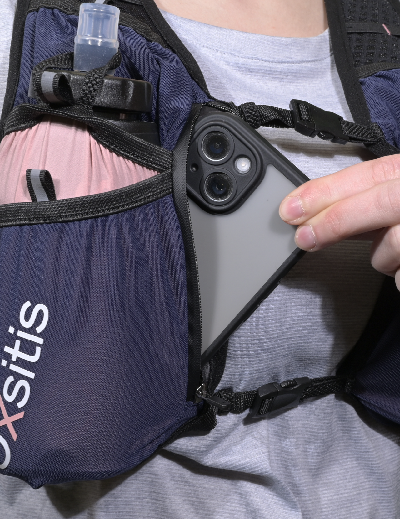 Oxsitis Gravity Women's Hydration Vest 10 L + 2 500 ml Flasks