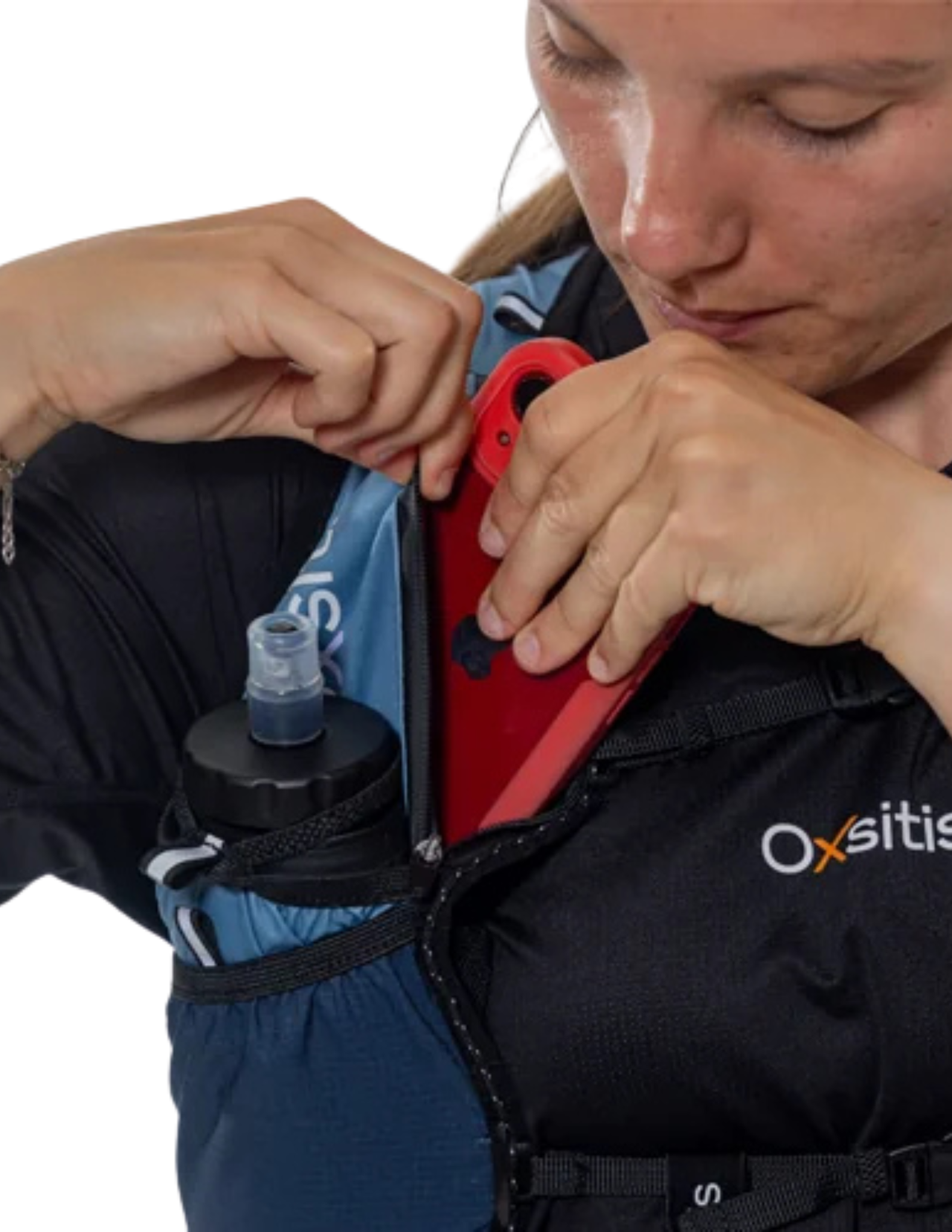 Gilet d'Hydratation Oxsitis Spectre Femme 12 L + 2 Flasques 500 ml