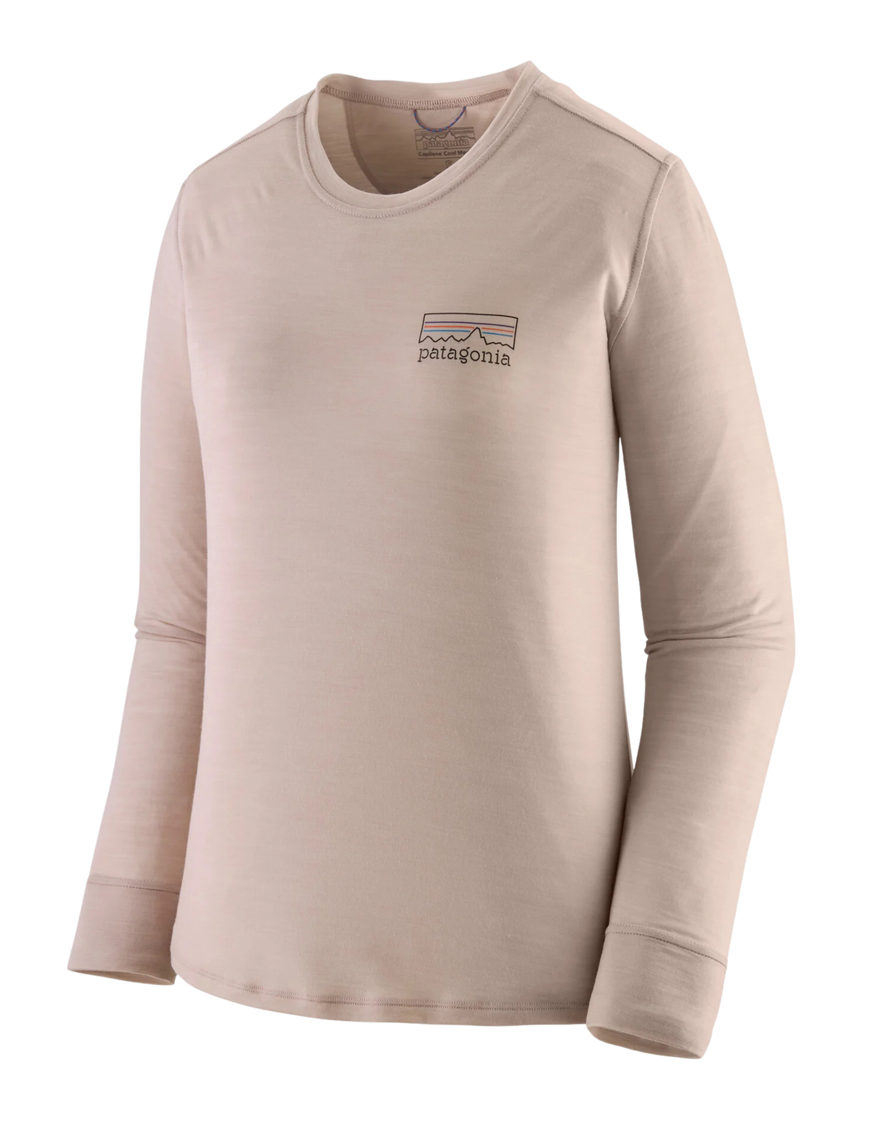 Patagonia Cap Cool Merino Blend Graphic Long Sleeve Technical T-Shirt for Women