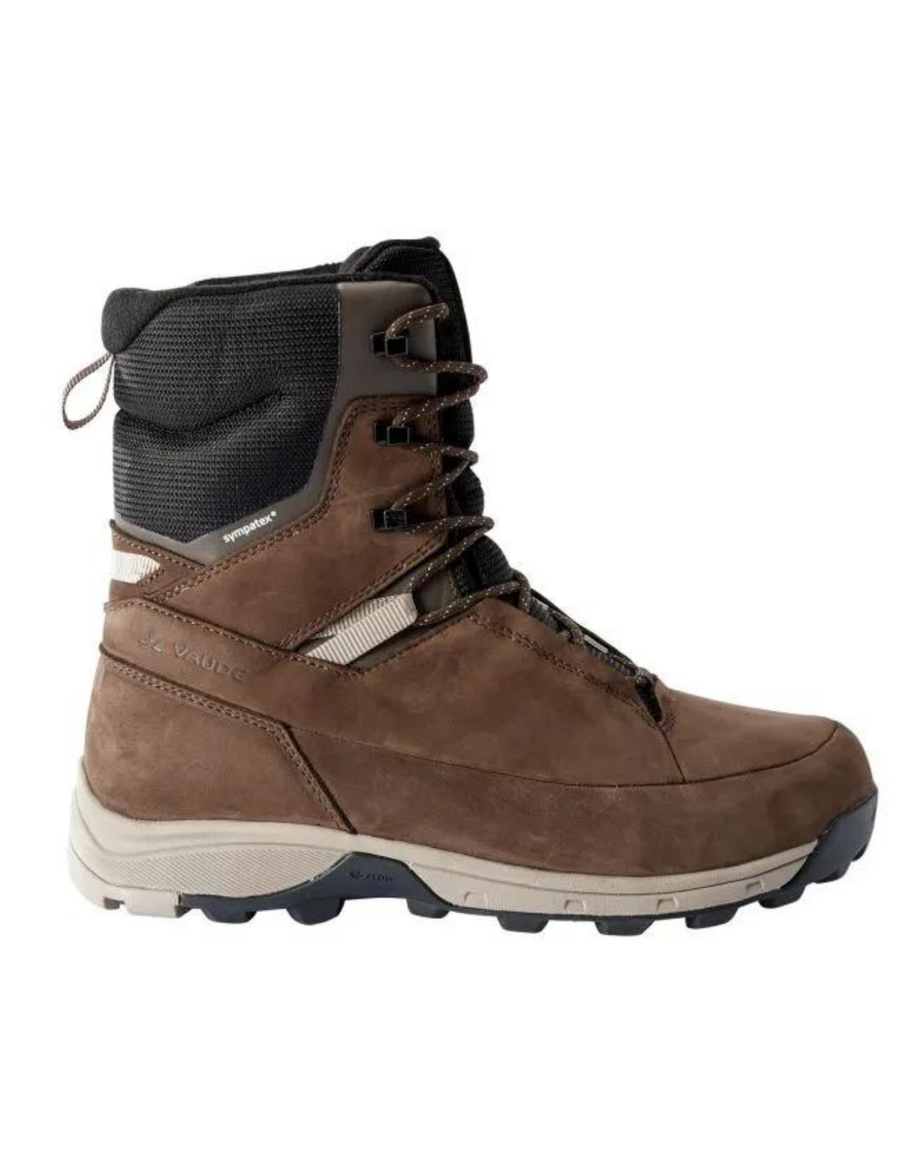 VAUDE Core STX Chaussures de randonnée hiver hautes homme isolantes, résistantes, adhérentes Cuir PrimaLoft Semelle Eva couleur Salamander, vue côté droit