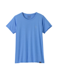 T-Shirt Patagonia Capilene Cool Daily Graphic Logo Manches Courtes Femme Abundant Blue X-Dye, vue de face