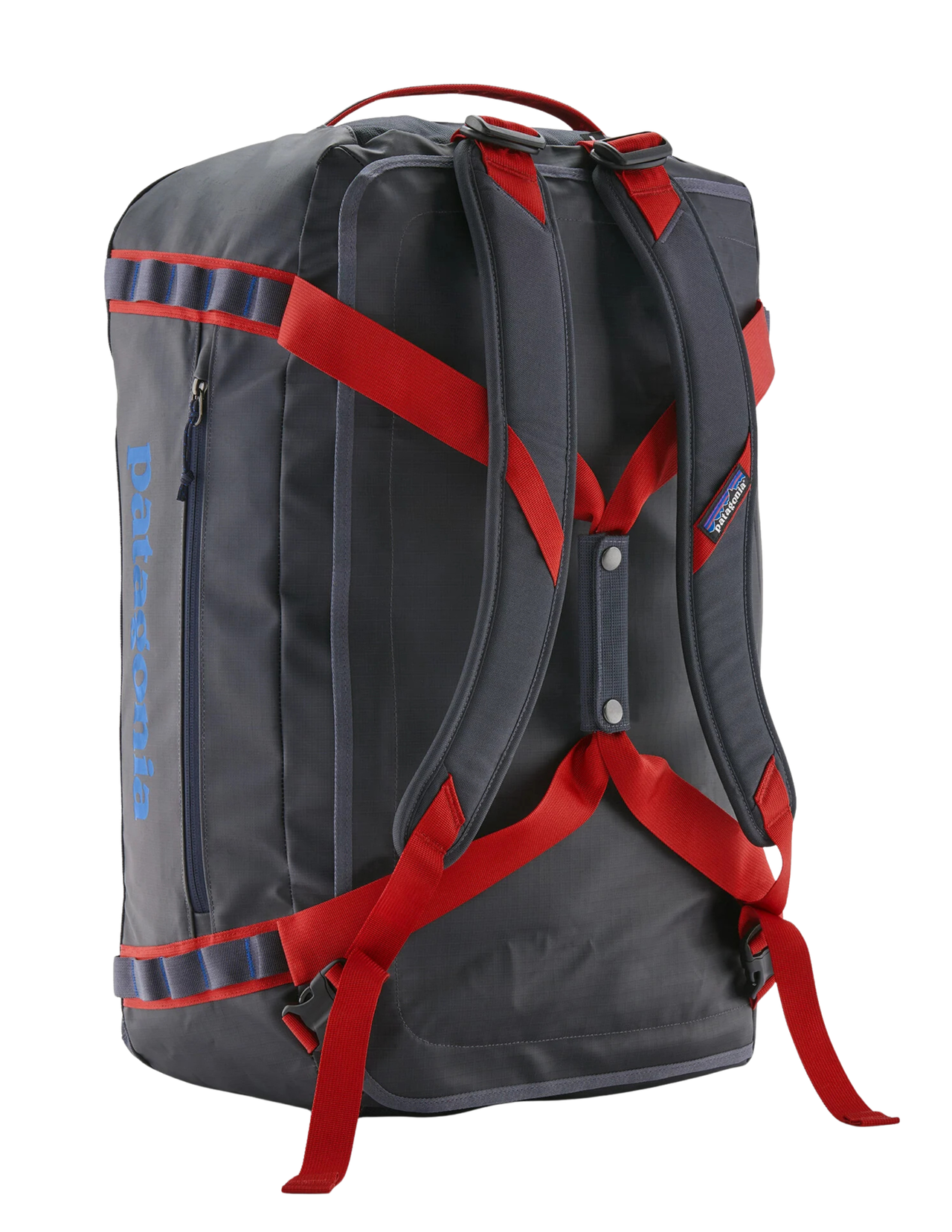 reiserucksack patagonia PATAGONIA Patagonia Duffle Black Hole 55 Reisetasche Schwelendes Blau/Amanita-Rot ,Rucksäcke, Reisetaschen und Lifestyle-Koffer