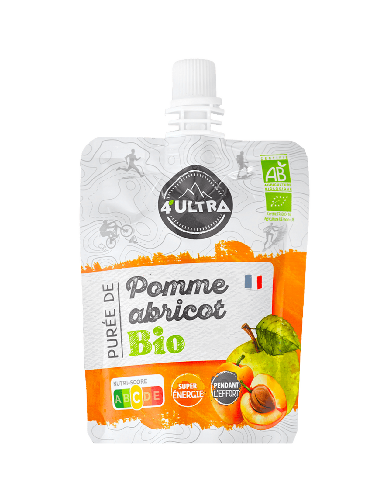 4ultra Apple/Albicon Organic Puree 75 G