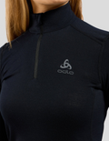 Biancheria intima odlo calda merino 200 maniche lunghe 1/2 zip
