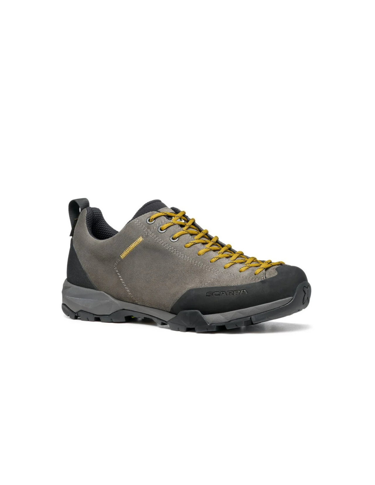 Chaussures de Randonnée Scarpa Mojito Trail Gore-Tex Homme Titanium Mustard, robuste, vue latérale droite