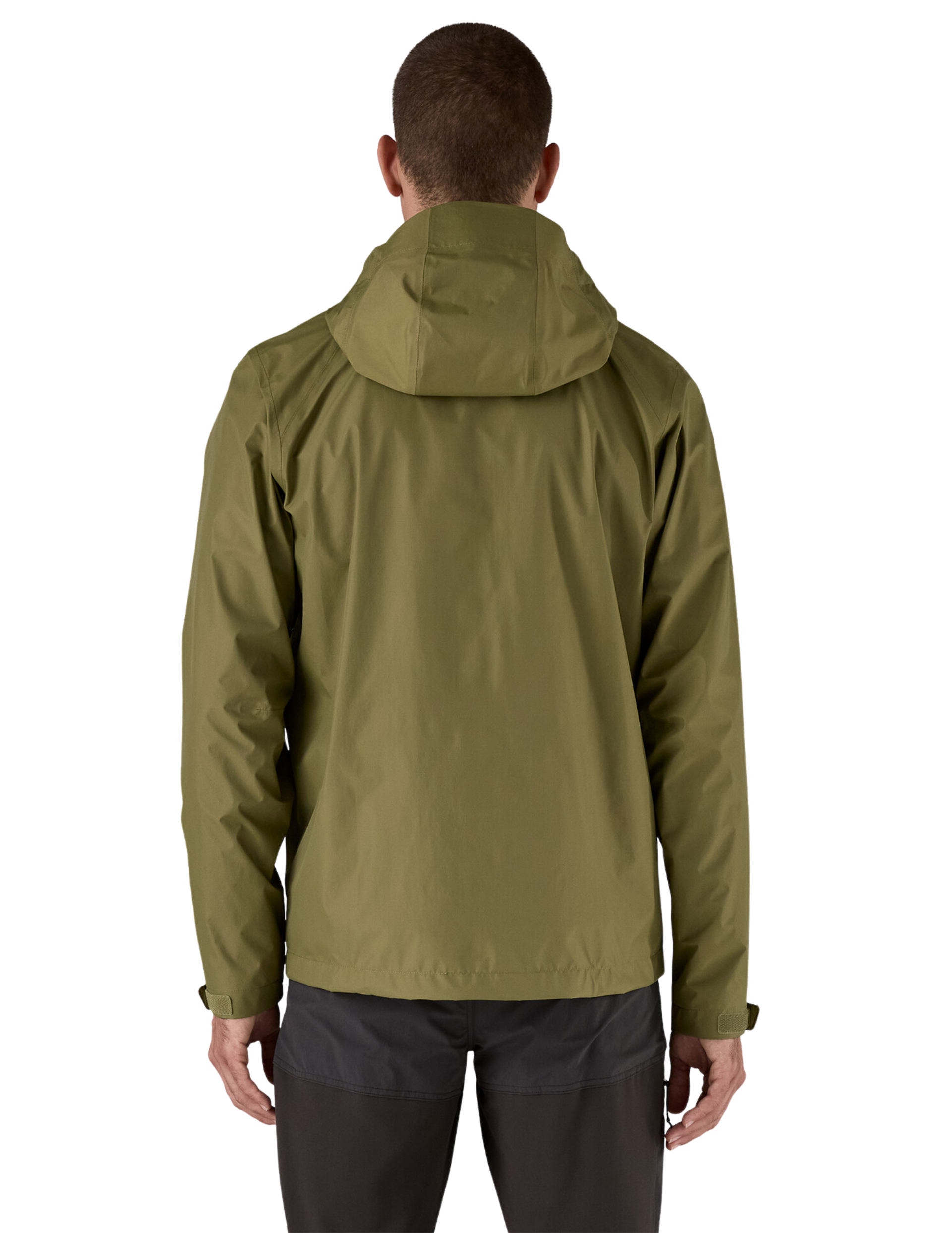 Veste Imperméable Patagonia Torrentshell 3L Homme Tent Green, vue portée de dos