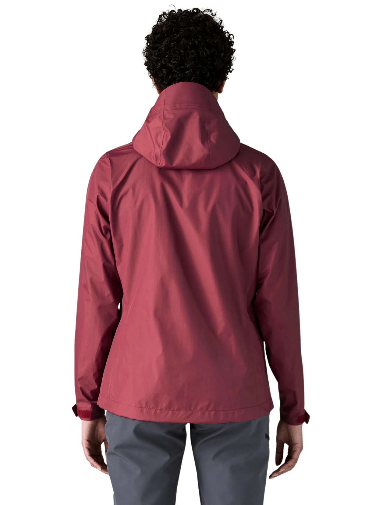 Veste Imperméable Patagonia Torrentshell 3L Femme Marion Red, vue portée de dos